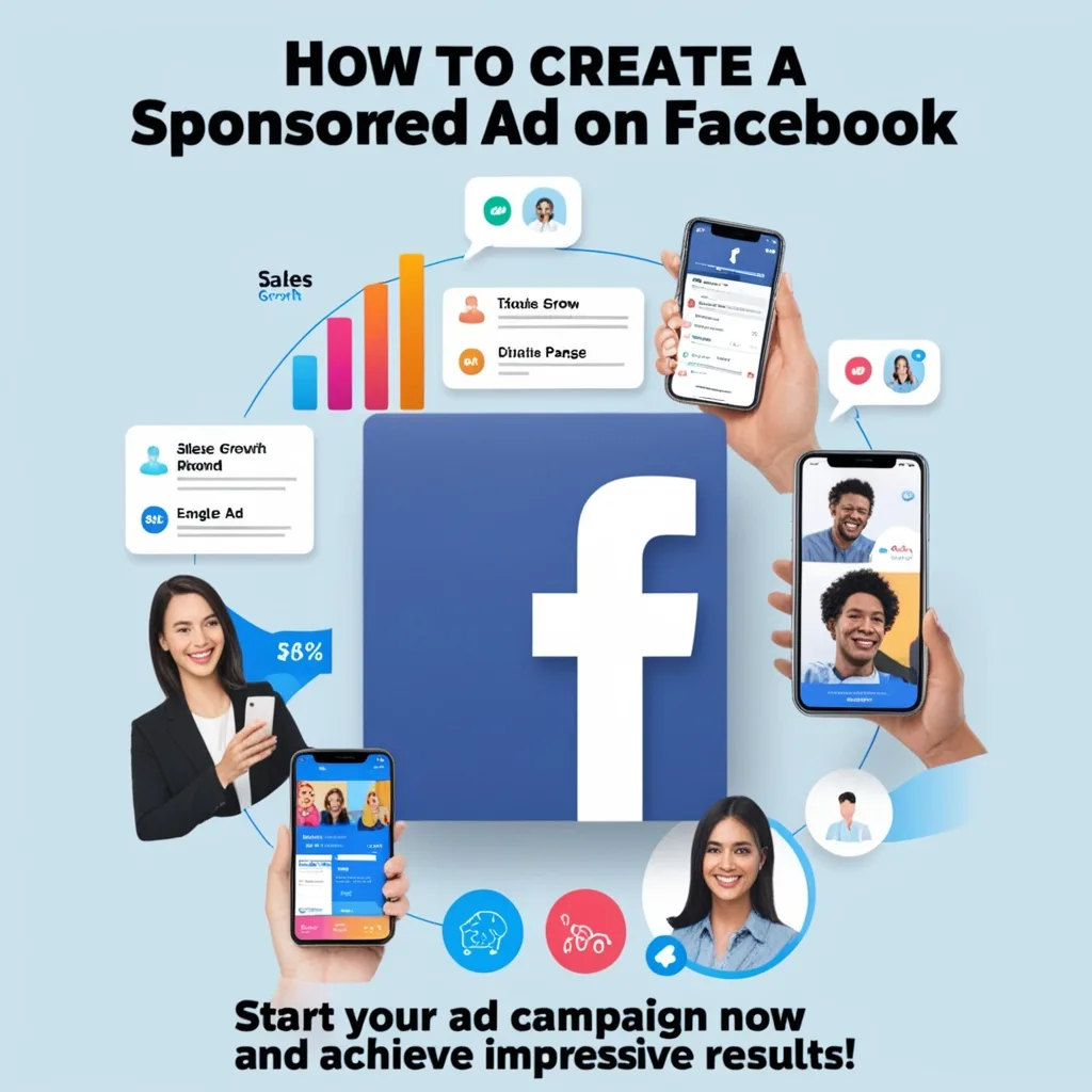 How do I make a sponsored ad on Facebook