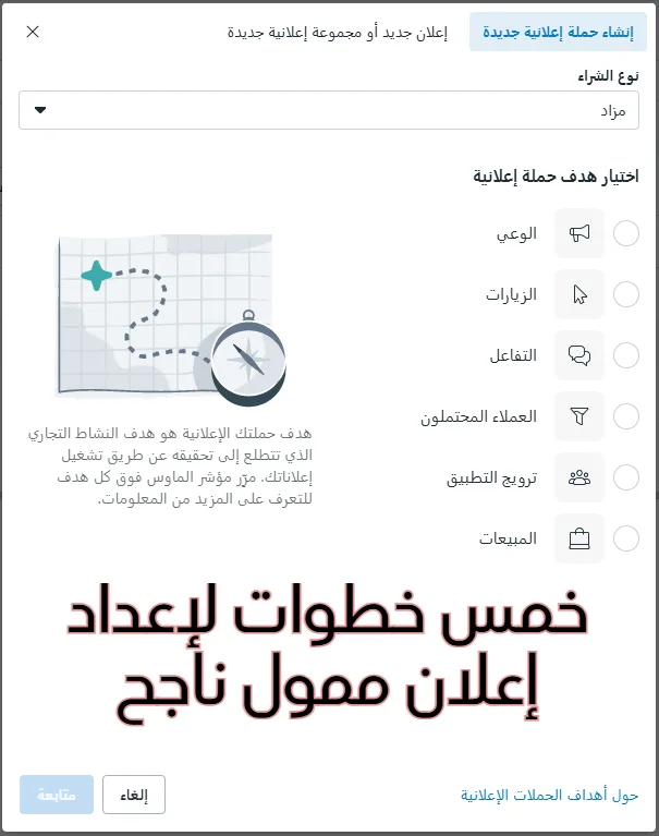 5 خطوات لإعداد اعلان ممول فيس بوك ناجح يجذب العملاء